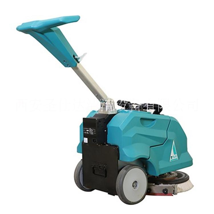 手推式洗地機(jī)T15 西安特沃斯洗地吸干機(jī) 電動(dòng)拖地機(jī)