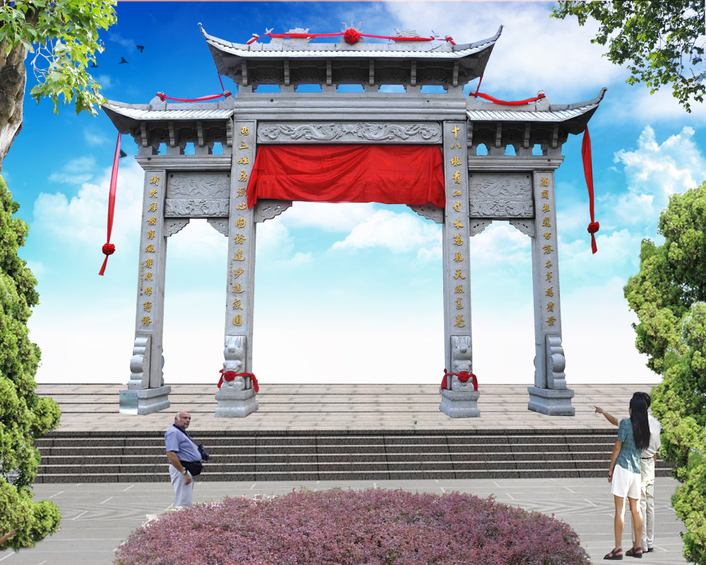 古建石牌坊的作用與意義 農(nóng)村石牌坊圖片 村口石牌樓樣式