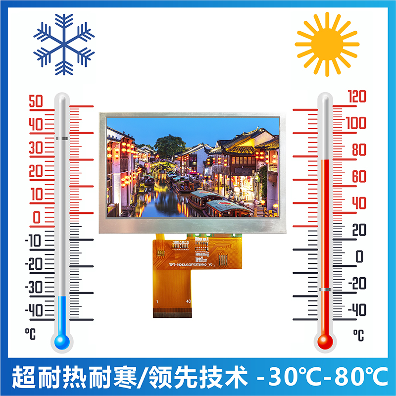 4.3寸液晶屏LCD4.3寸LVDS接口TFT橫屏/800*480分辨率/IPS全視角/TFT