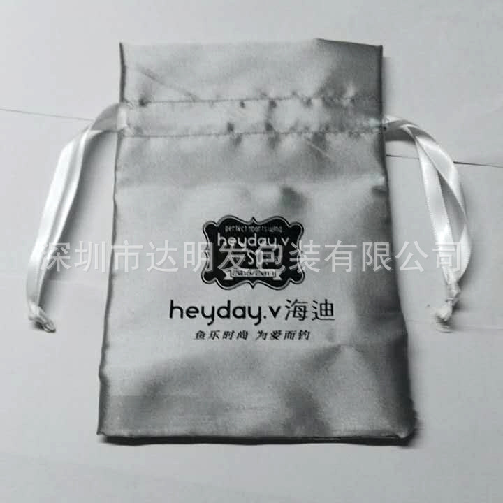 各種抽繩禮品色丁布袋束口袋子 假發(fā)用印花色丁布袋 現(xiàn)貨批發(fā)