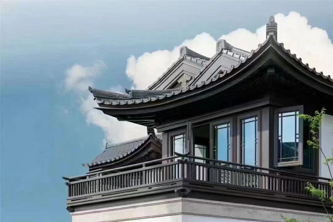 中式仿古鋁合金雕花工藝花格門(mén)窗 房間庭院落地窗