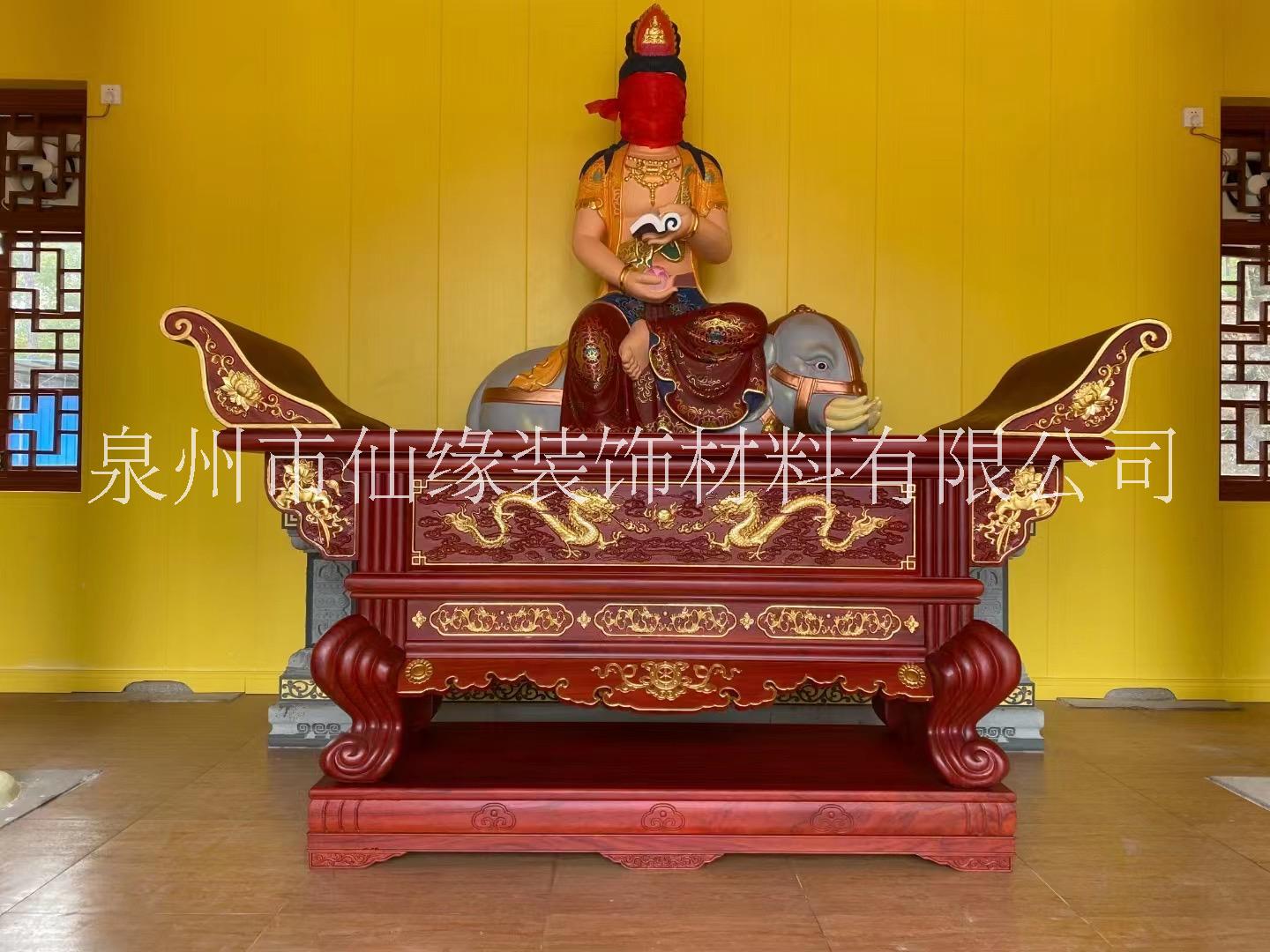 仙緣古建裝飾彩繪貼金木雕工藝供桌