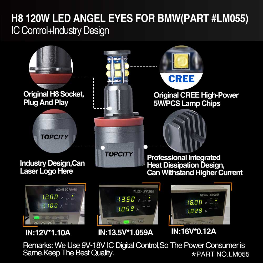 E39 LED 寶馬BMW天使眼,適用寶馬BMW,  EE9LED寶馬BMW天使眼跨境