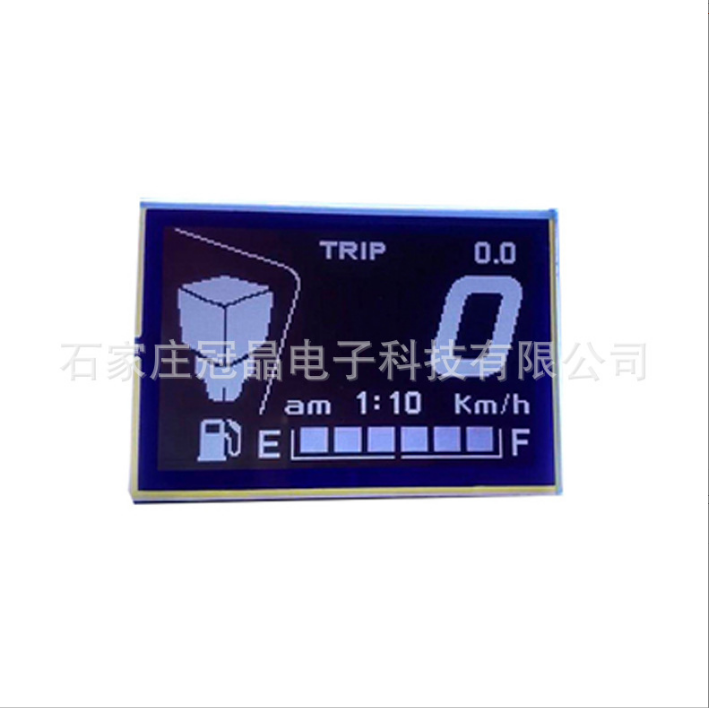 石家莊儀器儀表COG顯示模塊生產(chǎn)廠家 河北168*108黑底白字顯示屏價格