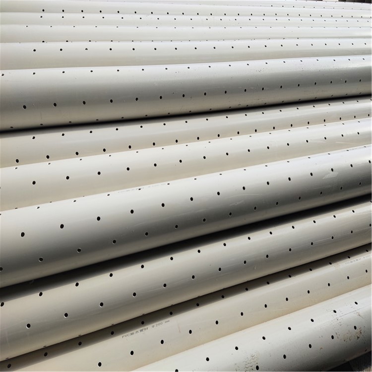 定做32pvc注漿花管 打孔塑料管加工