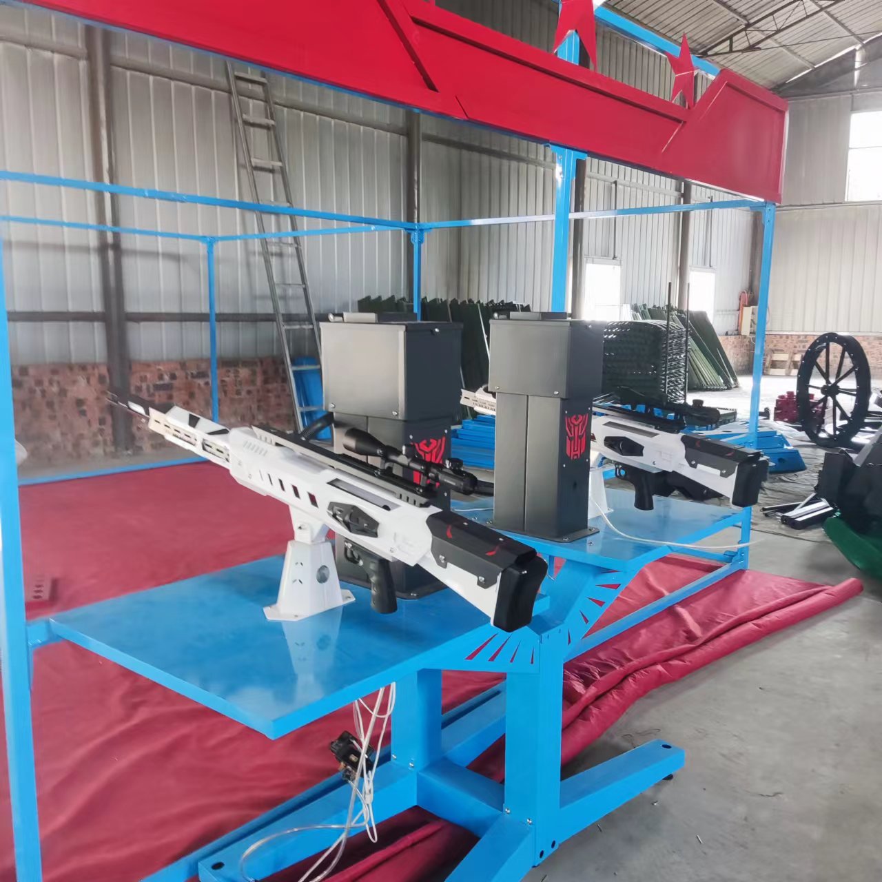 景區(qū) 兒童游樂(lè)射擊類(lèi)設(shè)備游樂(lè)氣炮槍 戶外射擊打靶游樂(lè)設(shè)備