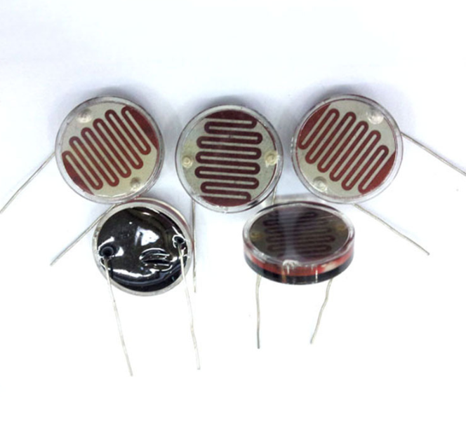 GL5516光敏電阻 5MM高靈敏度傳感器 玩具安防傳用反射型光敏電阻