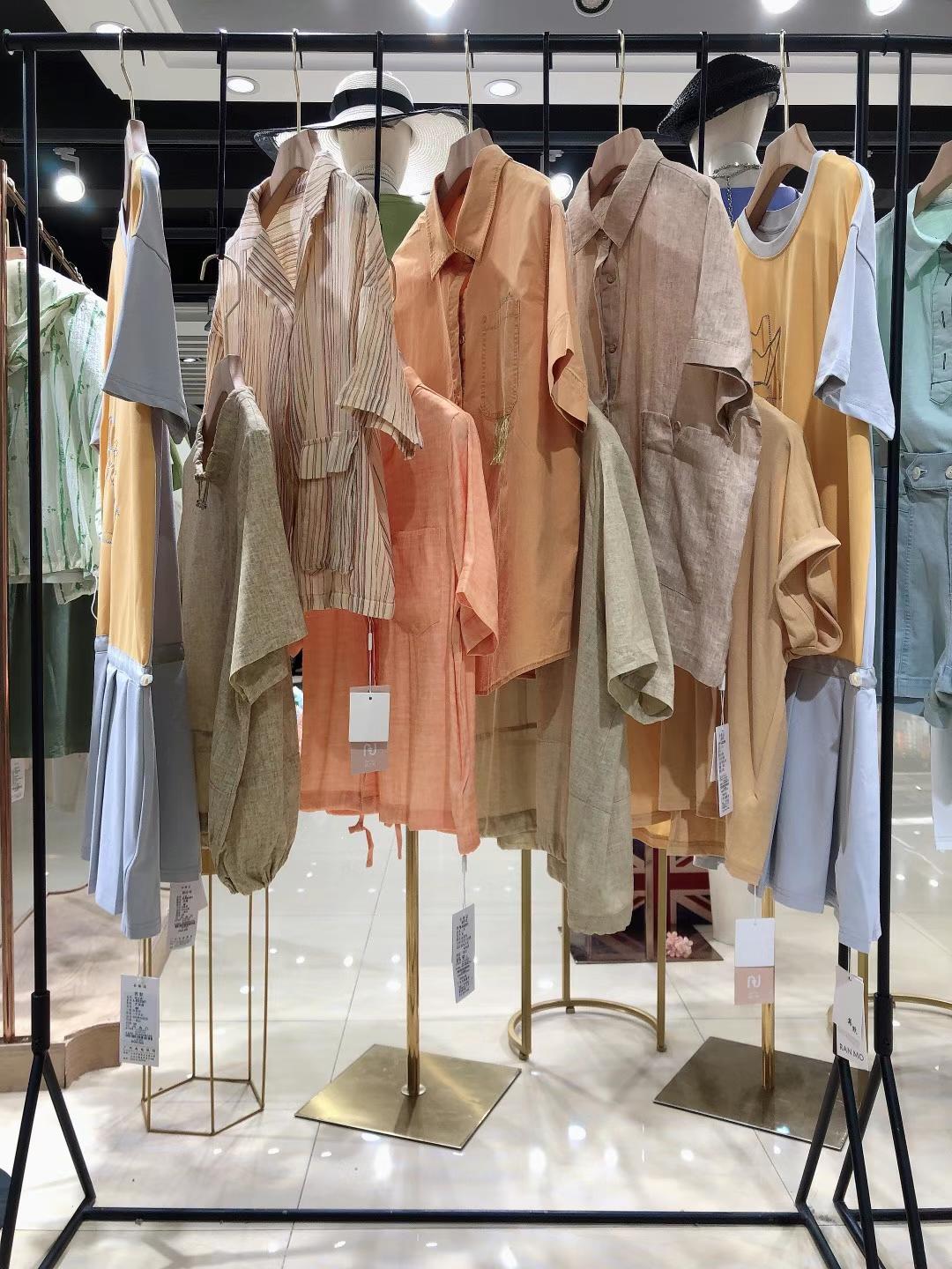 品牌折扣女裝 納爾布&苒默2022夏剪標(biāo)品牌女裝尾貨走份批發(fā)直播貨源進(jìn)貨