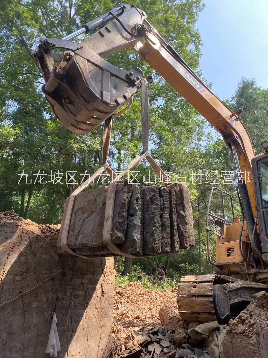 巫山老石板臺(tái)階大橋舊石板路面 重慶古城老石板地鋪舊石板