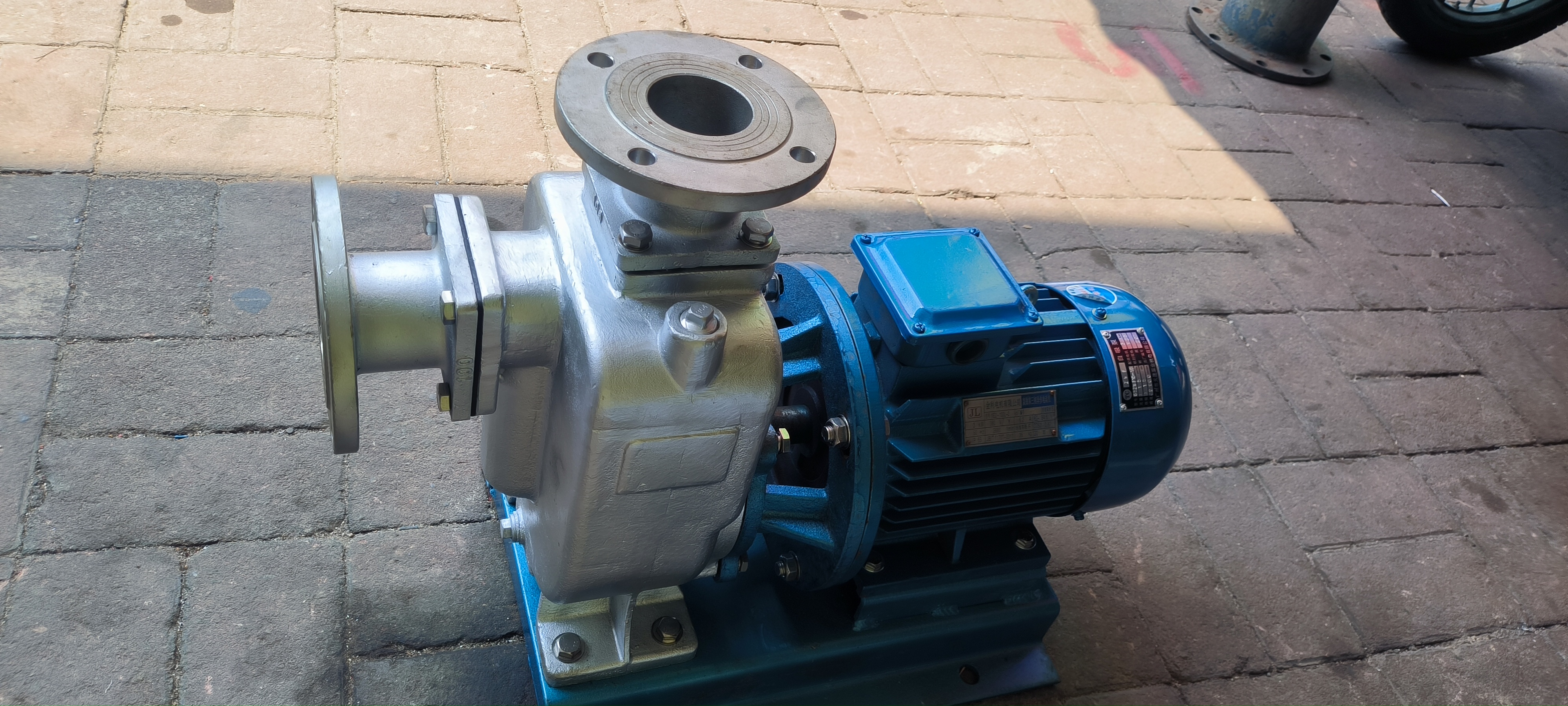 不銹鋼自吸離心排污泵 可選裝防爆電機(jī)