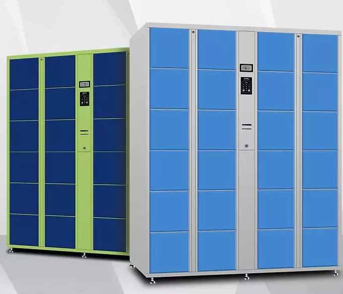 電子存包柜儲物寄存柜200多人大廠品控放心可人臉識別指紋掃碼微信開柜等方式