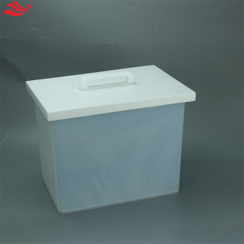 PFA清洗方槽一體成型15L耐腐蝕低本底半導(dǎo)體晶圓酸洗浸泡