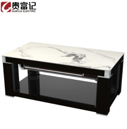 貴富記智能茶幾FFC-21-F23升降電暖桌取暖桌 1380*800*560-740