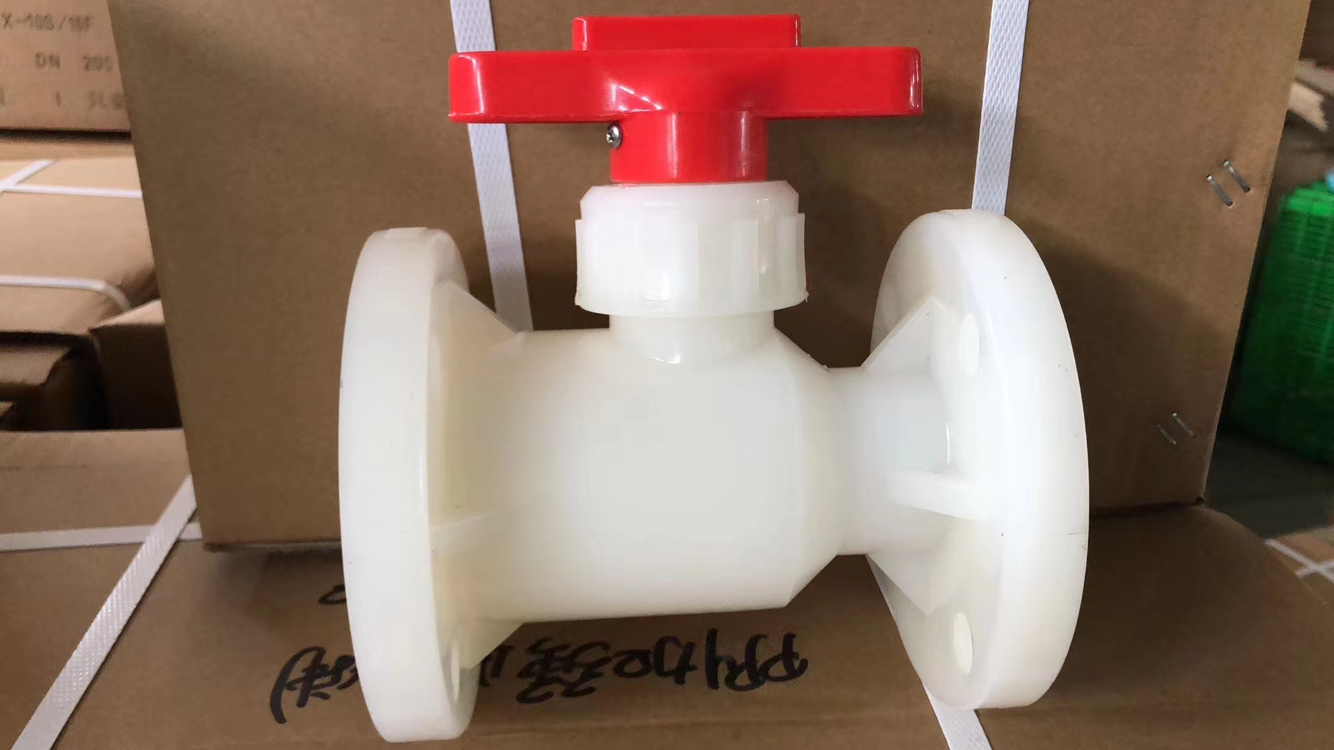 戶外PVDF法蘭球閥 防腐塑料法蘭閥門 防腐法蘭閥門