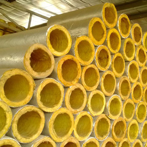 高密度玻璃棉保溫棉管 A級(jí)阻燃玻璃棉管防火保溫