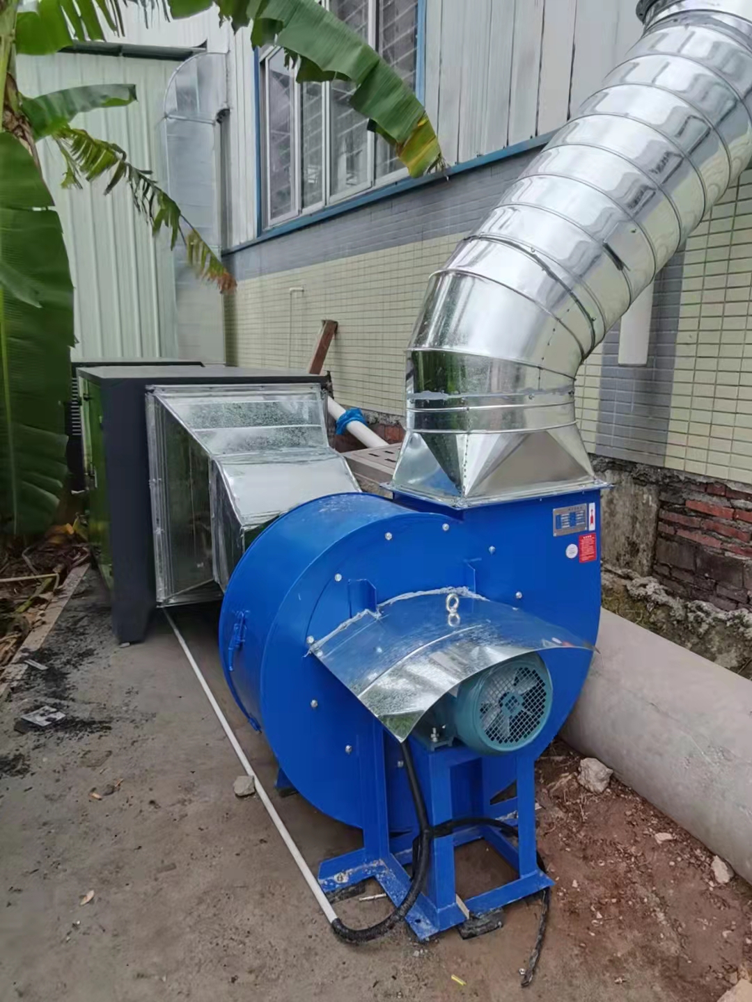 深圳沙井空壓機排氣排煙工程