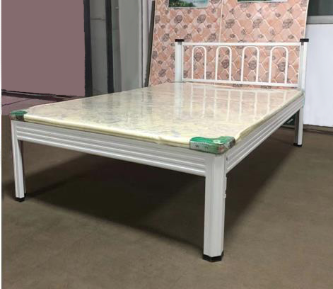 供應(yīng)大量的鐵架床 宿舍床 公寓單層床--鵬輝