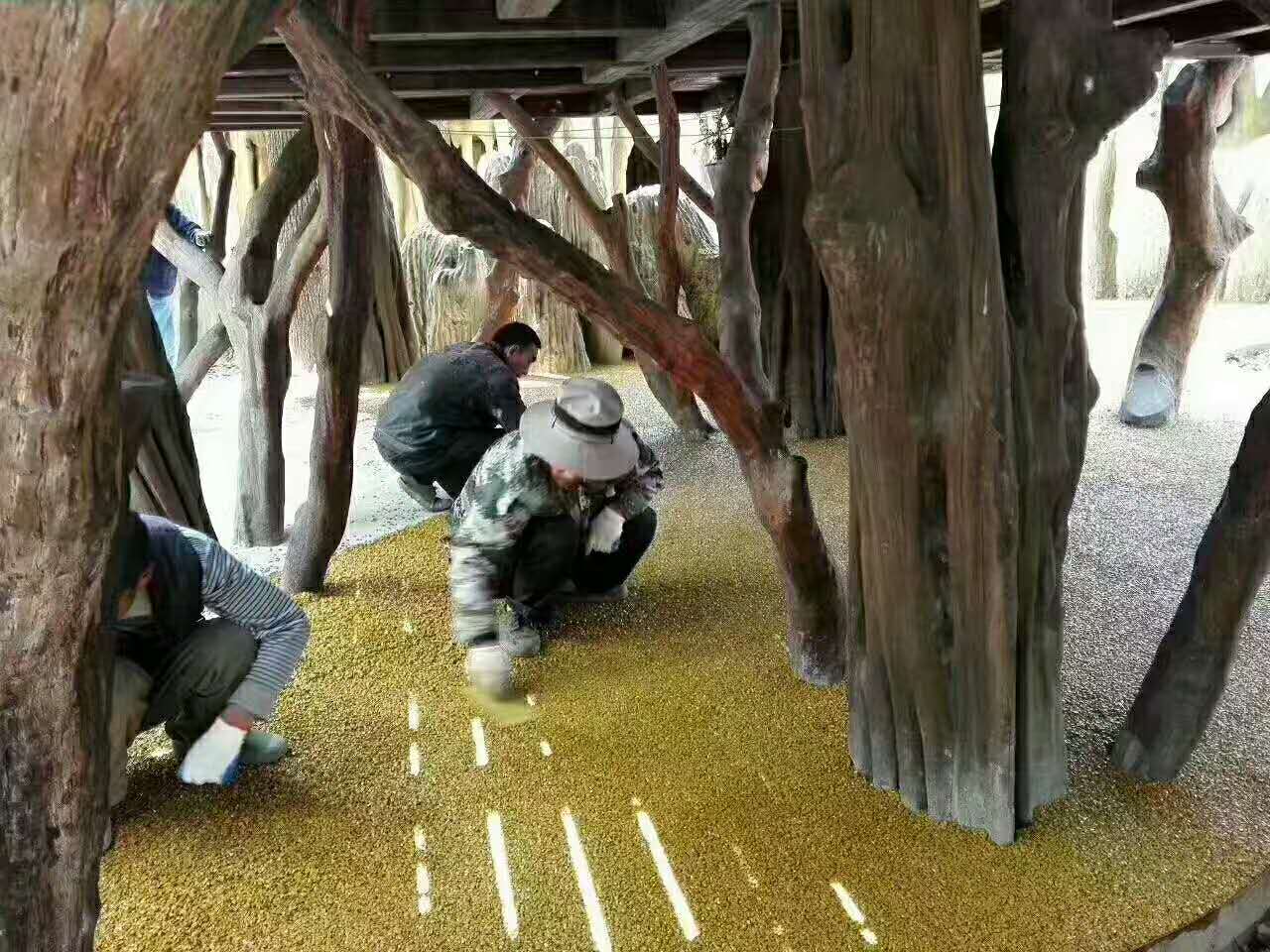 廠家批發(fā) 透水路面膠 透水石粘接膠 海綿城市透水地坪膠