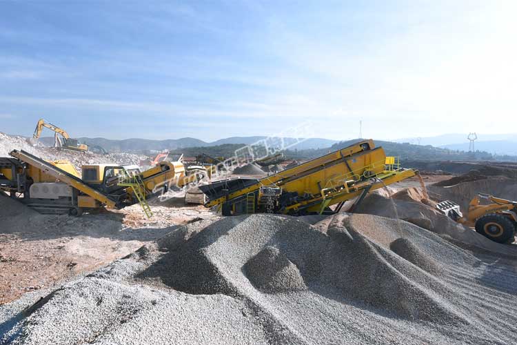 【KERAT】凱瑞特 履帶式移動 顎破+反擊破+斜篩（移動篩）云南香格里拉工程案例