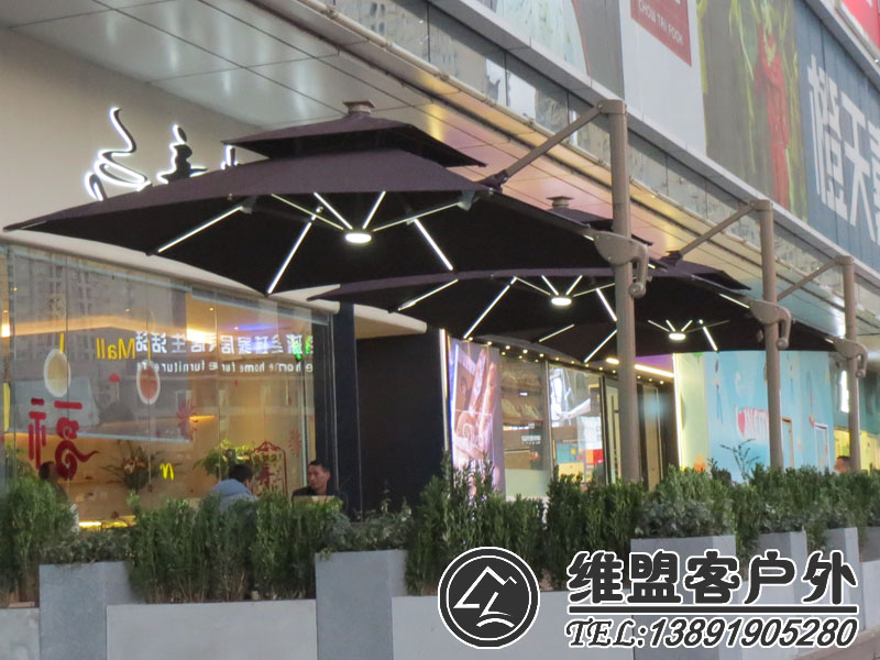自發(fā)電戶外傘 自帶光源遮陽傘環(huán)保光源遮陽傘新能源戶外傘
