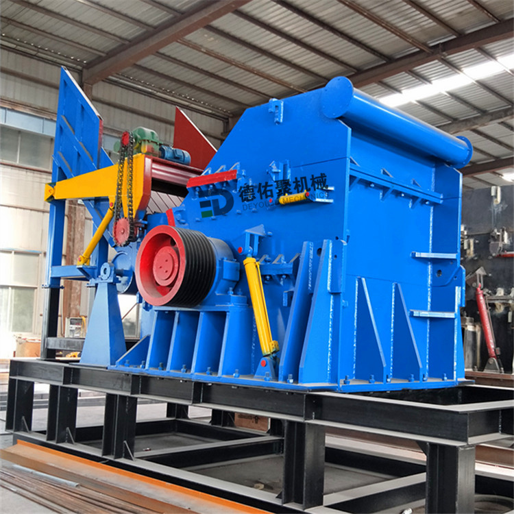 廢金屬撕碎機 大型廢鐵廢鋼剪碎機 油漆桶彩鋼瓦撕碎破碎生產(chǎn)線設備