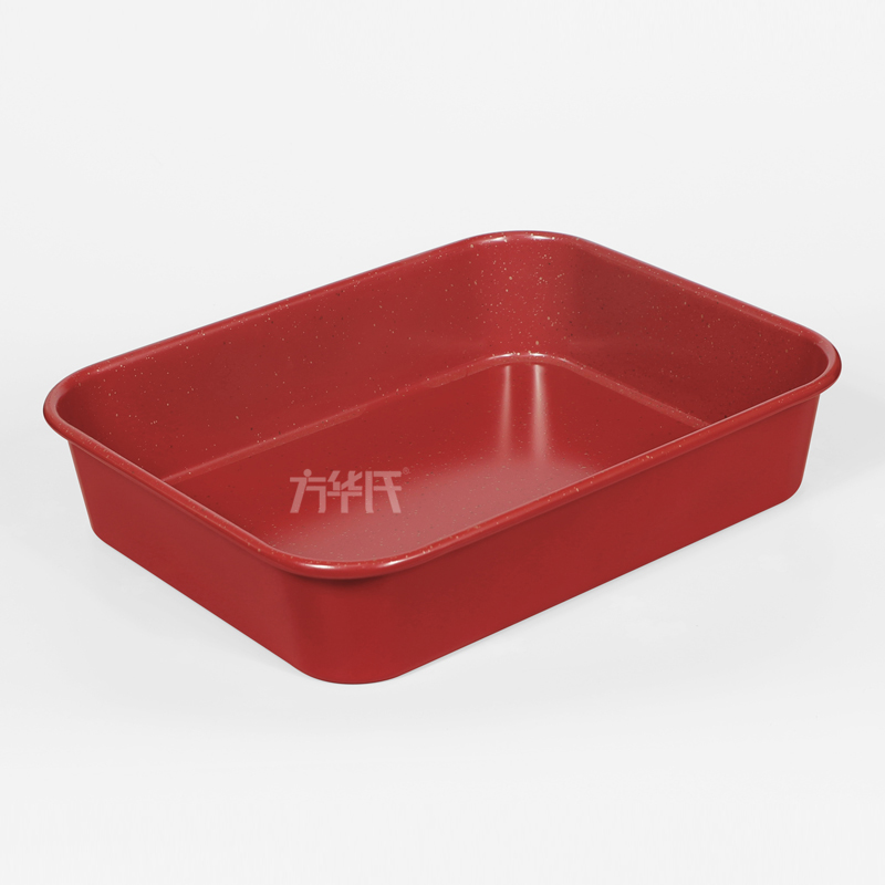 方華氏長方形不粘烤雞盤模具加厚碳鋼烤盤易清洗烘焙模具