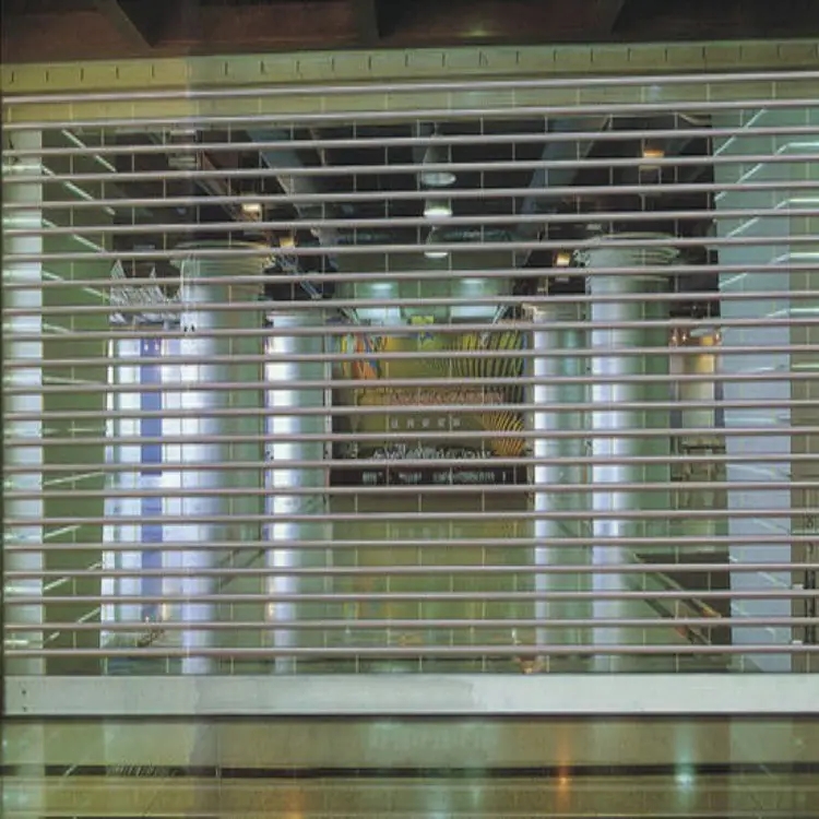 成都水晶卷簾門商鋪電動(dòng)透視卷閘門地鐵站水晶電動(dòng)門定制