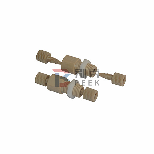 PEEK穿墻兩通,1/16PEEK穿墻二通PEEK穿墻二通