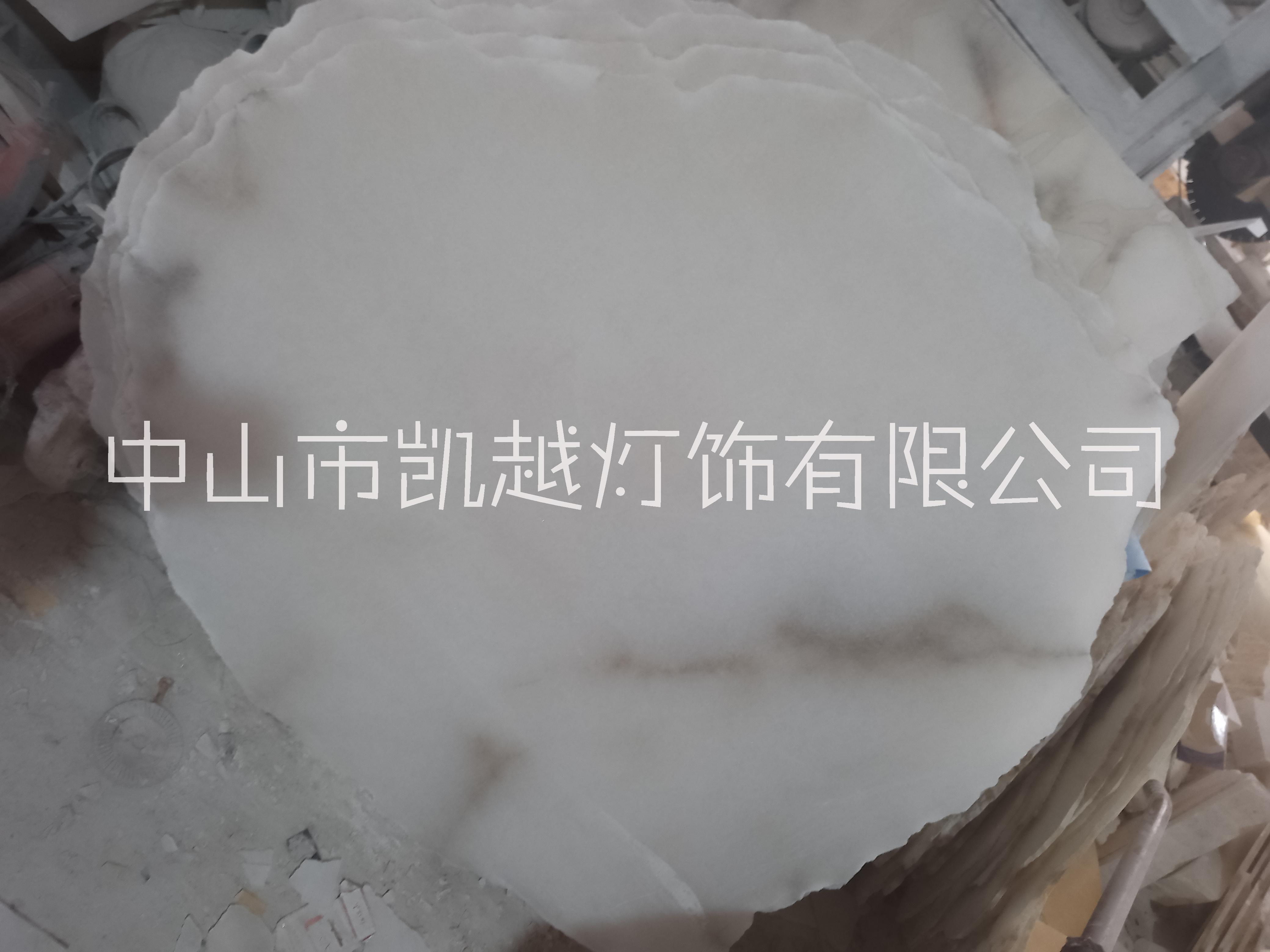 天然云石板材 西班牙雪花石燈罩 三面四面五面盒云石燈罩定做