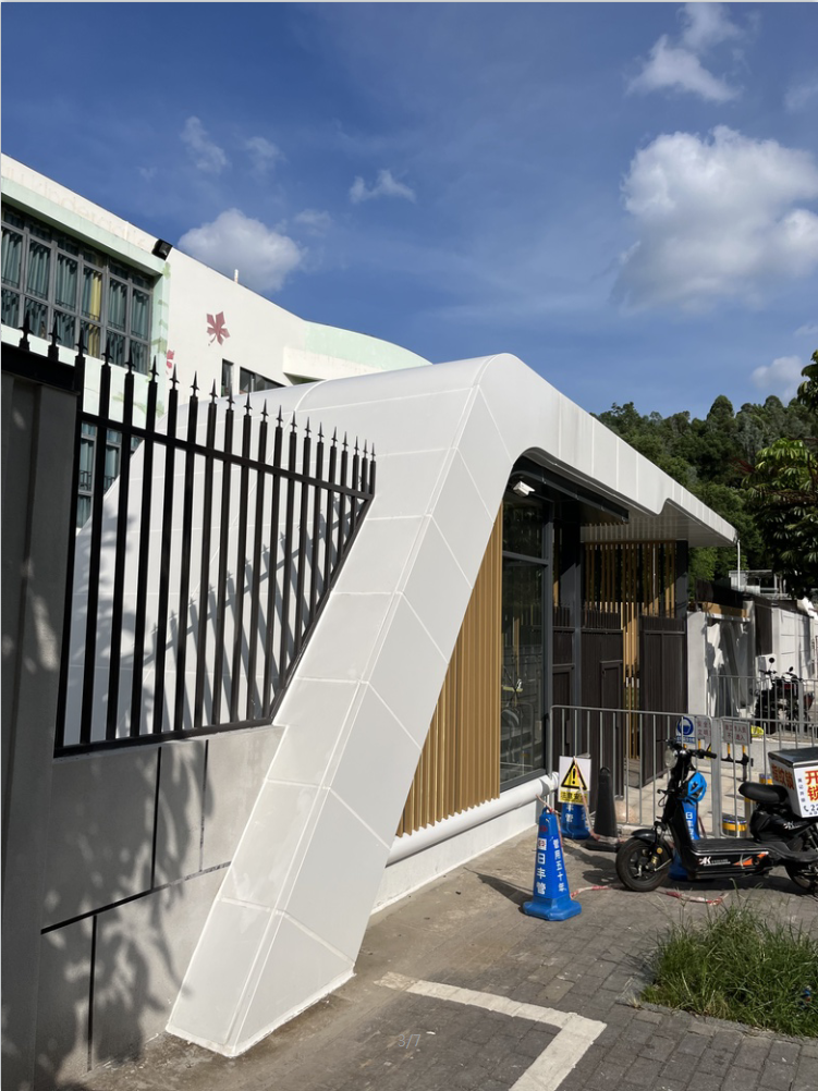 校門鋁單板哪里有  校門鋁單板多少錢