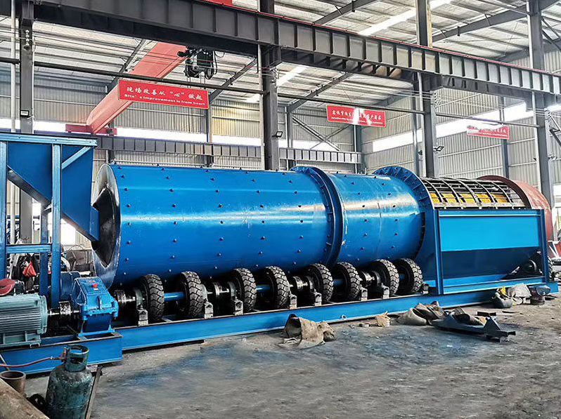 滾筒螺旋洗石機(jī) 滾筒洗石機(jī) 砂石篩選設(shè)備 無軸滾筒篩 山東滾筒螺旋洗石機(jī)
