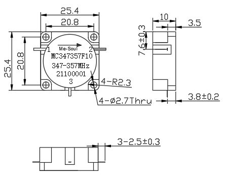 嵌入式專網(wǎng)用環(huán)行器 347-357M 350-366M 370-390M 410-430M 450-470M