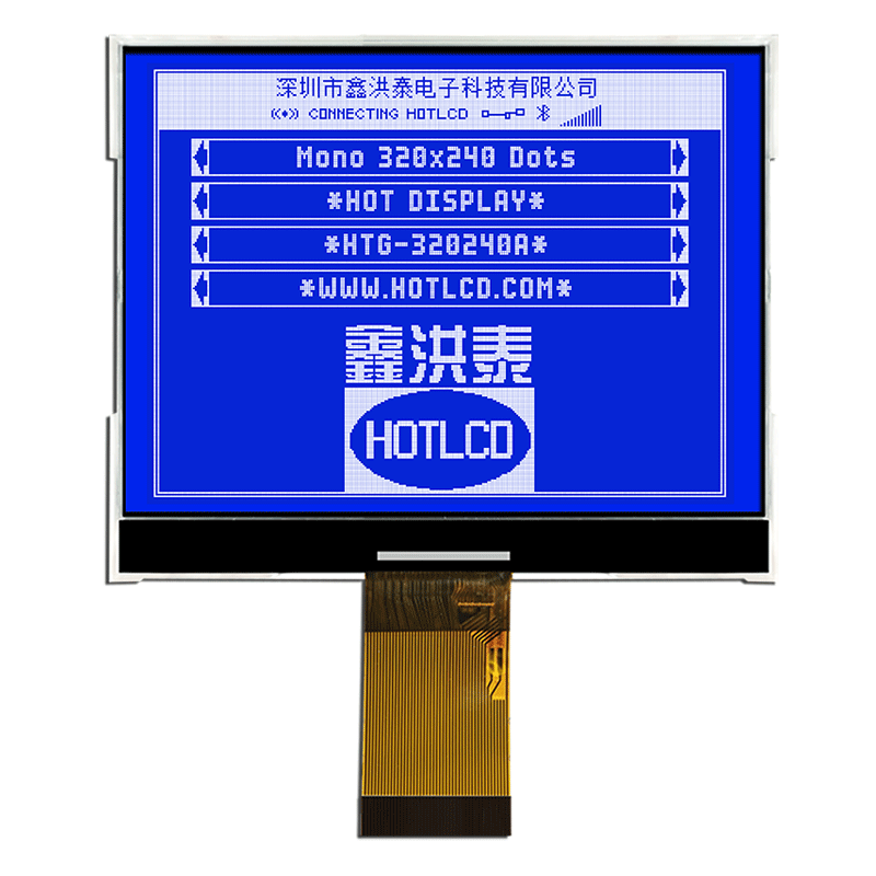 SPI接口圖形COG液晶模組320x240 ST75320 FSTN顯示正透反HTG320240A 320240LCD