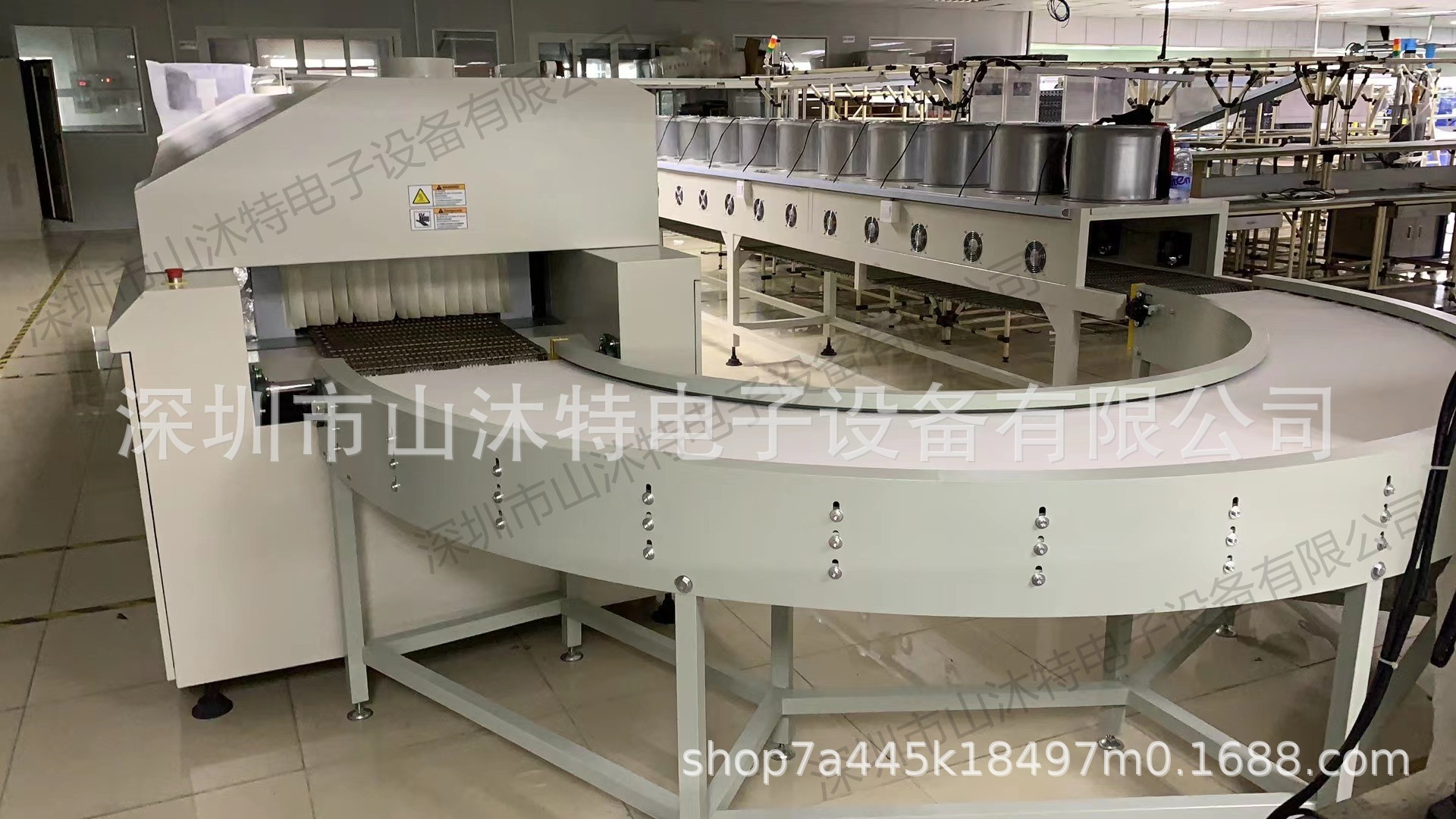 皮帶轉(zhuǎn)彎機(jī) 流水線U型工作臺(tái) 山沐特全自動(dòng)輸送設(shè)備