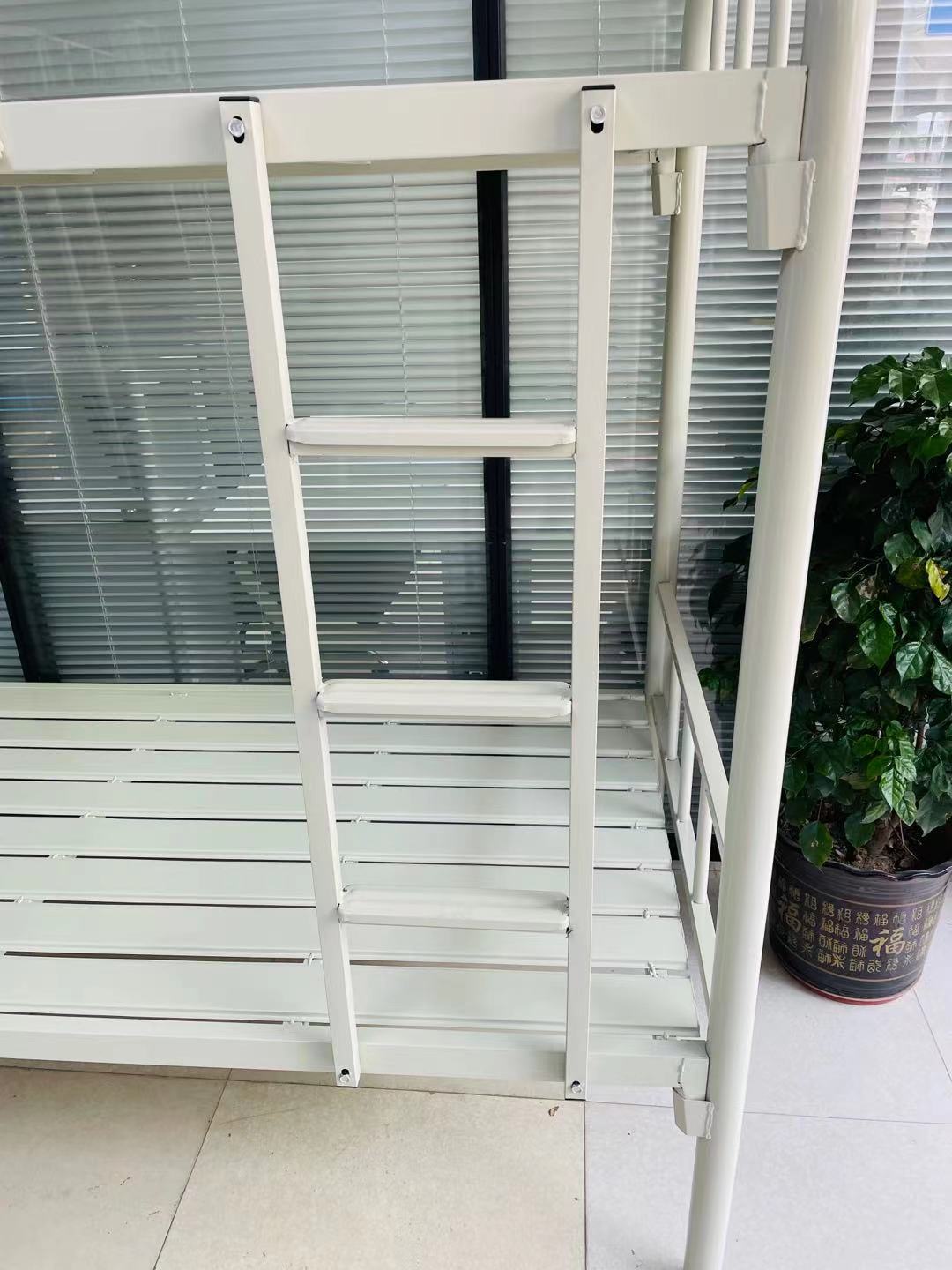 東莞鐵床廠家批發(fā)員工宿舍雙層鐵床yx-2鐵板床