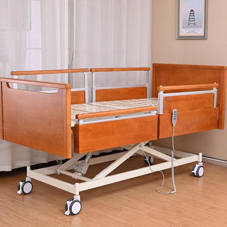 手搖護(hù)理床的翻折功能