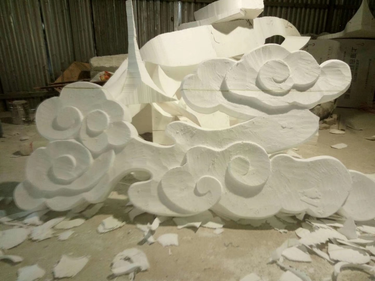 道具花朵 廠家專業(yè)制作 泡沫雕塑景觀花朵 泡沫道具