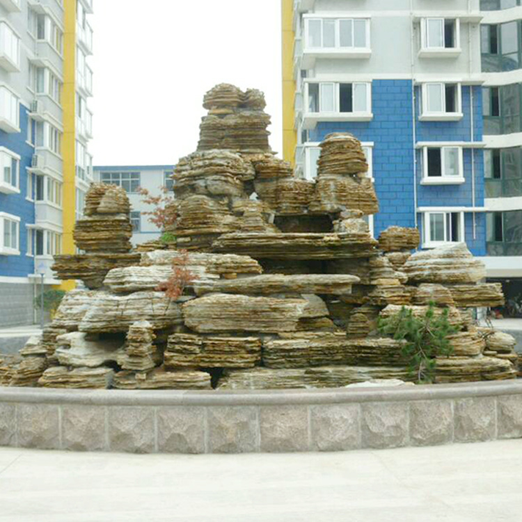 景觀飾品工藝假山制作支持定制景觀雕塑 水泥假山假樹 園林景觀