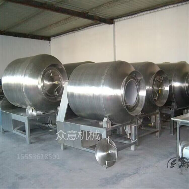 牛肉干全套加工設(shè)備?牛肉干真空滾揉機
