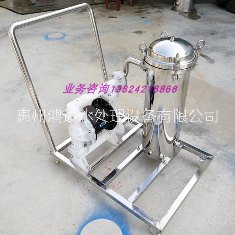 工廠直銷  移動推車式過濾器  304不銹鋼4號機袋式過濾器微孔過濾器