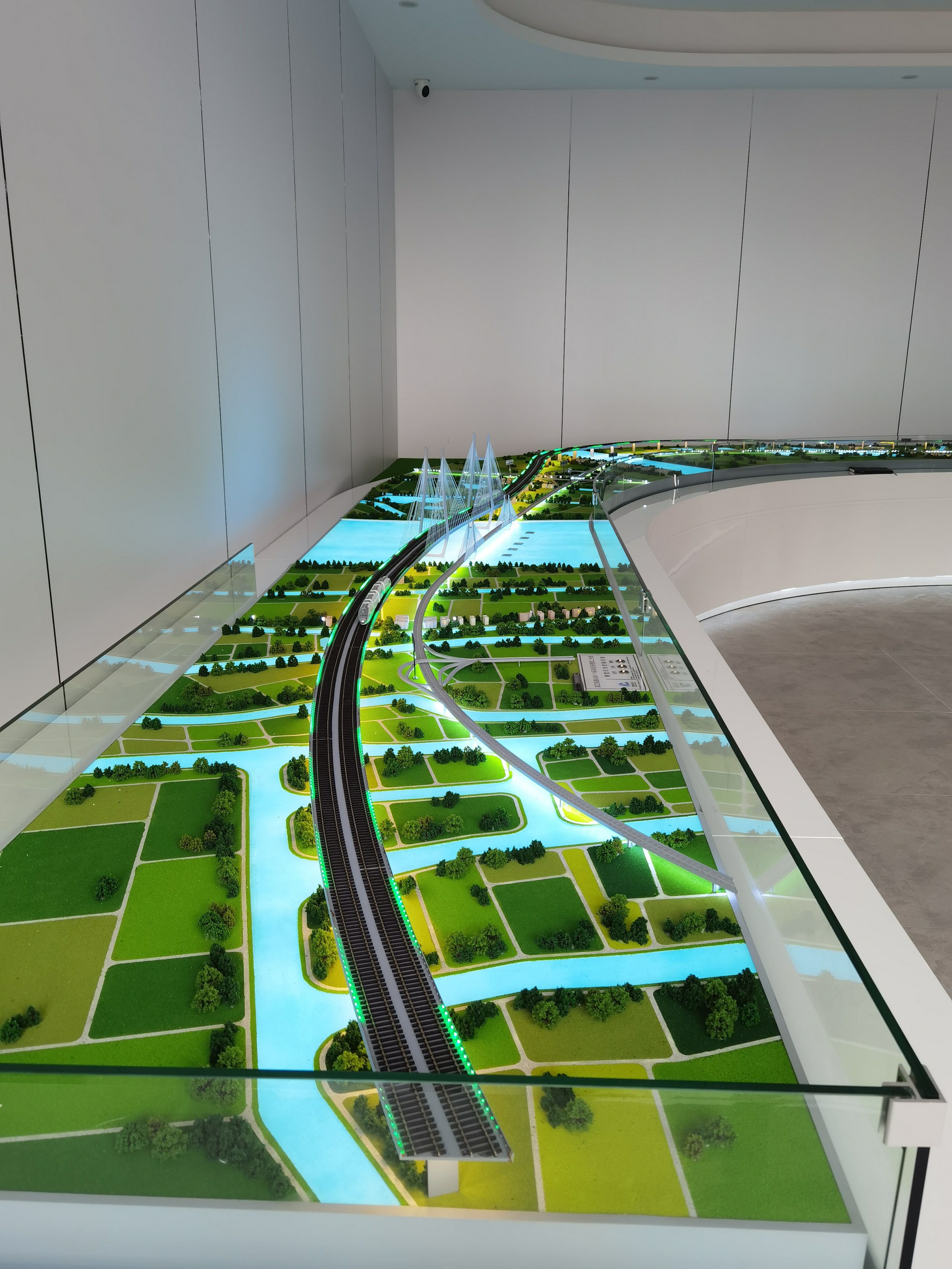 鐵路沙盤模型制作，高速公路展示沙沙盤模型制作