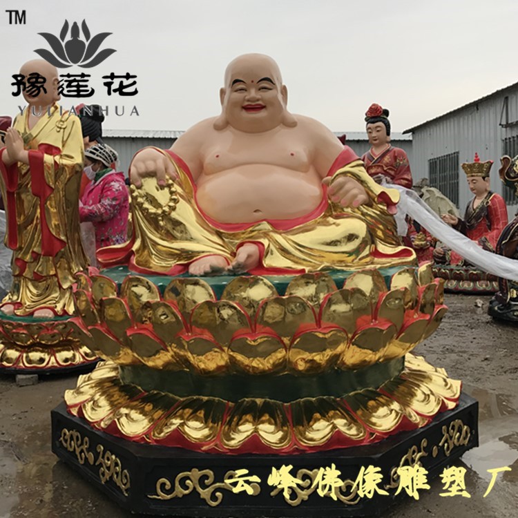 平頂山彌勒佛神像 韋陀菩薩 四大天王 四大金剛佛像 寺院佛像擺件