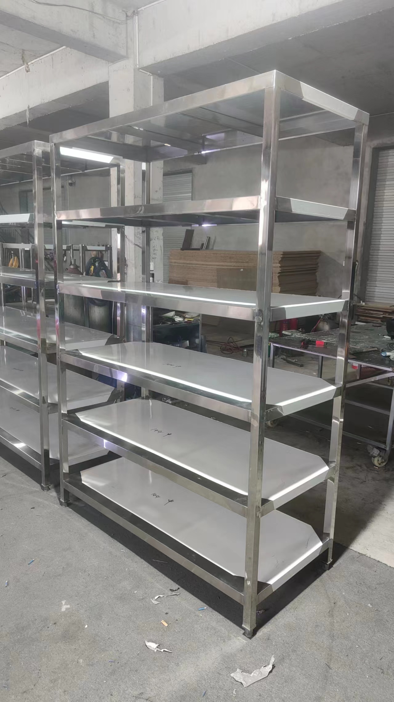 不銹鋼四層貨架定制   不銹鋼貨架生產(chǎn)定制廠家 多層組合組裝4層輕中型 拆卸方便
