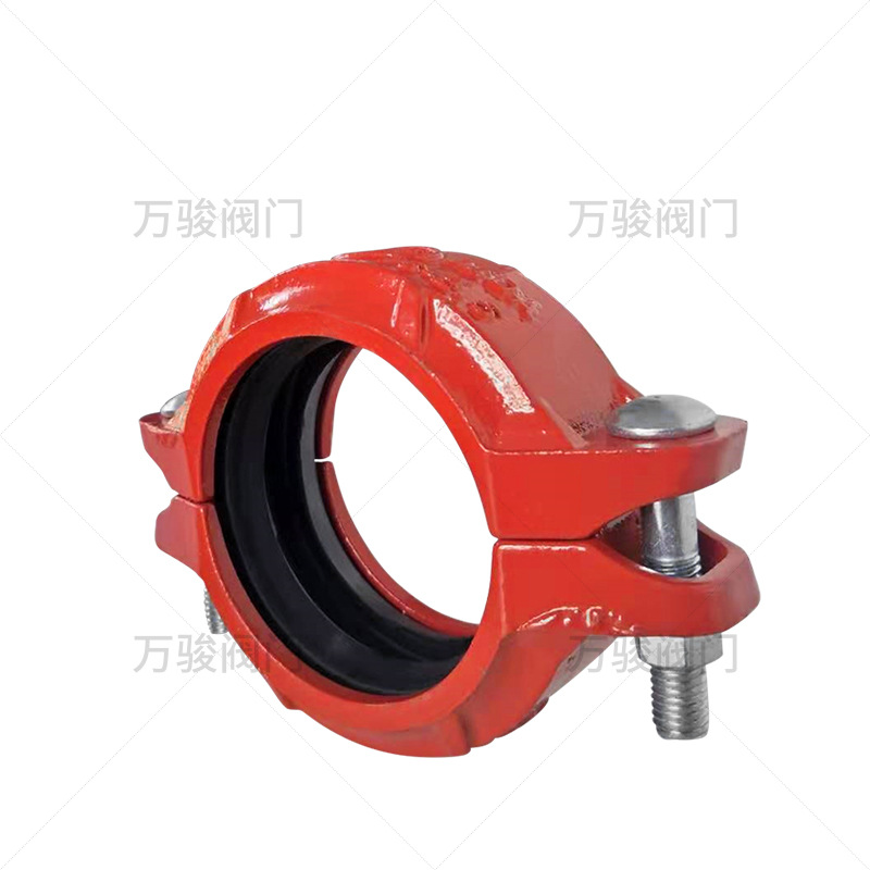 天和KQF億佰通給水襯塑溝槽消防管道連接件贛瑪M工程管件剛性卡箍  廠家供應(yīng)快裝卡箍?jī)r(jià)格