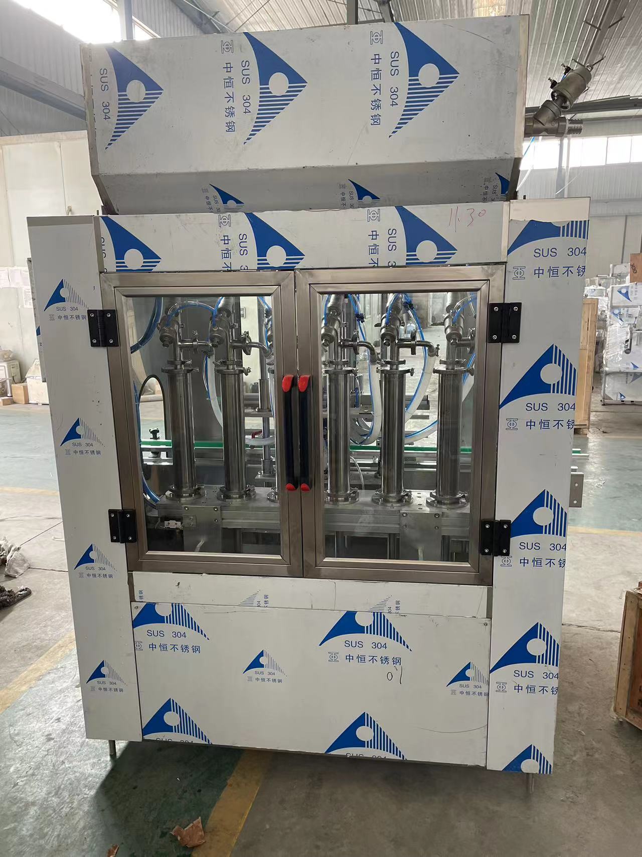 上海全自動(dòng)6頭伺服柱塞灌裝機(jī) 伺服柱塞灌裝機(jī) 操作速度快 福順包裝