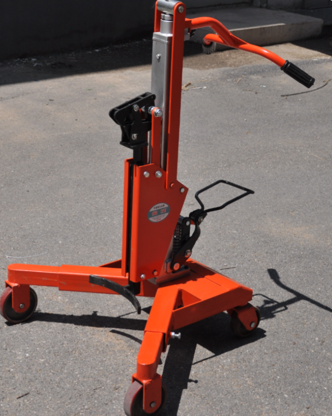 0.3A油桶車 簡易油桶搬運車可定制尺寸 多功能手動液壓油桶車 承載力強