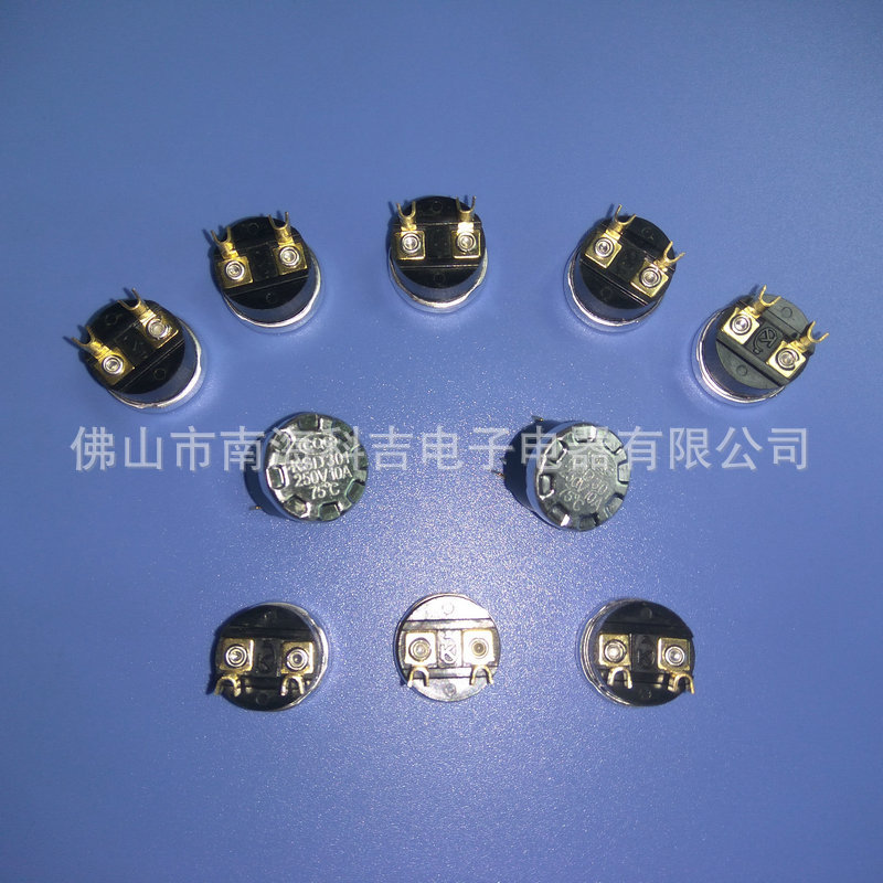 常閉ksd301溫度溫控器開關(guān) 取暖器暖水袋防干燒突跳式溫控開關(guān)