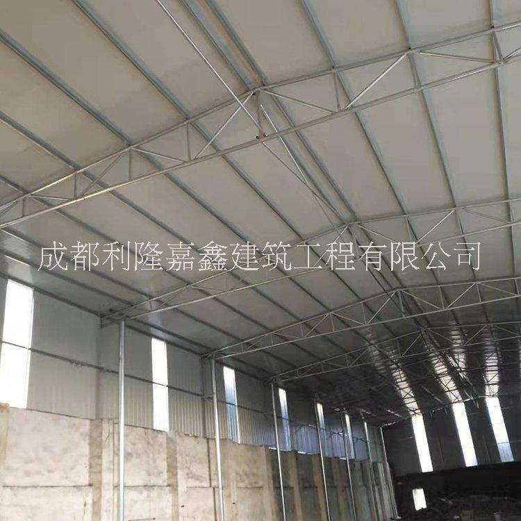 彩钢厂房大棚 钢结构厂房 温室蔬菜水果彩钢雨棚 钢筋加工简易大棚
