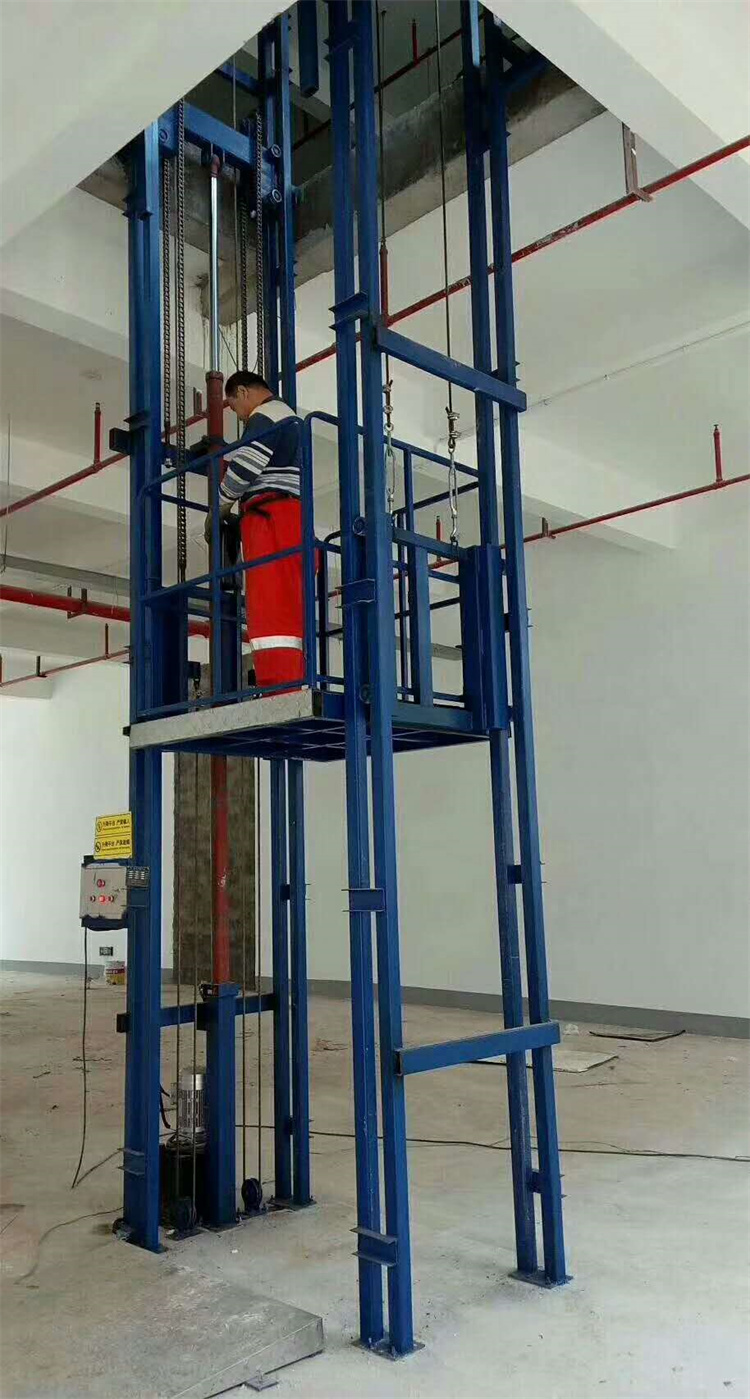 佛山导轨式货梯报价选广州捷粤 售后服务好