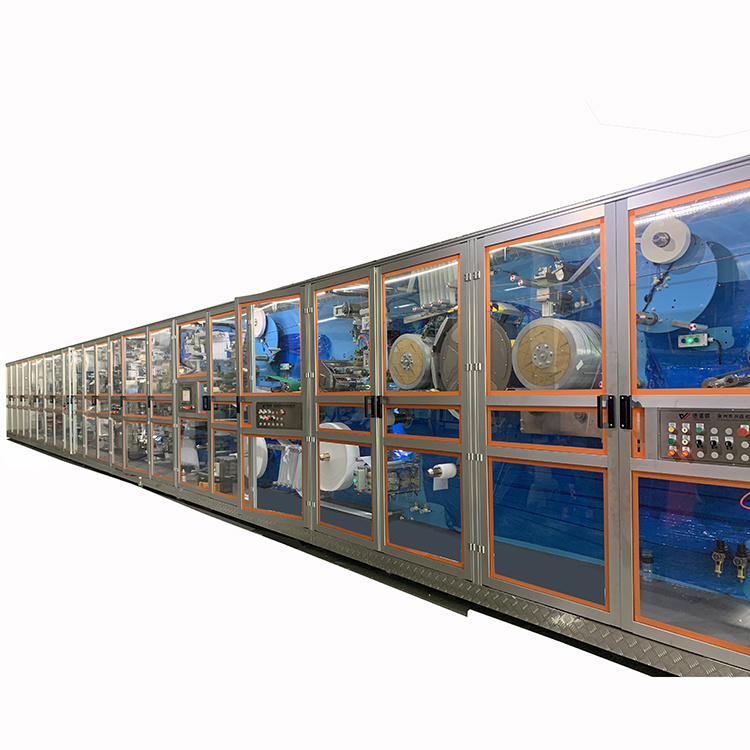 全伺服高速條形包衛(wèi)生巾生產(chǎn)線 全伺服高速女性一次性衛(wèi)生巾生產(chǎn)設(shè)備廠家 生產(chǎn)效率高